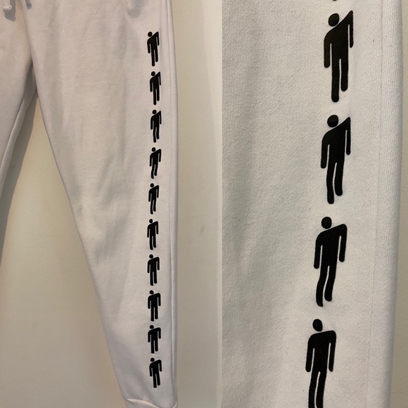 Billie Eilish Blohsh Sweatpants Large✨2019 Lash Music Inc. Made in China. - Picture 4 of 5